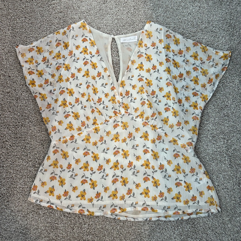 Flowy Floral Blouse